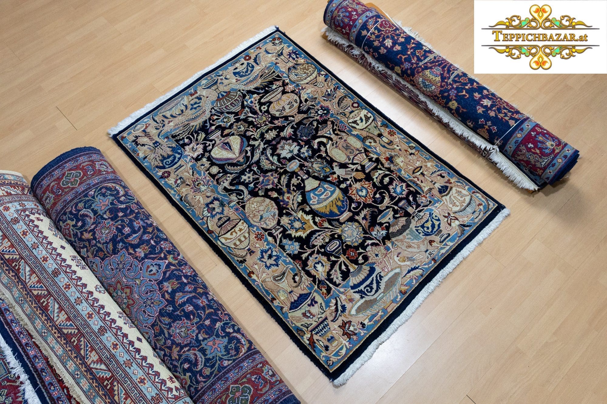 (Verkauft) W1(#334) 145×101cm Handgeknüpfter echter Kashmar Perserteppich
