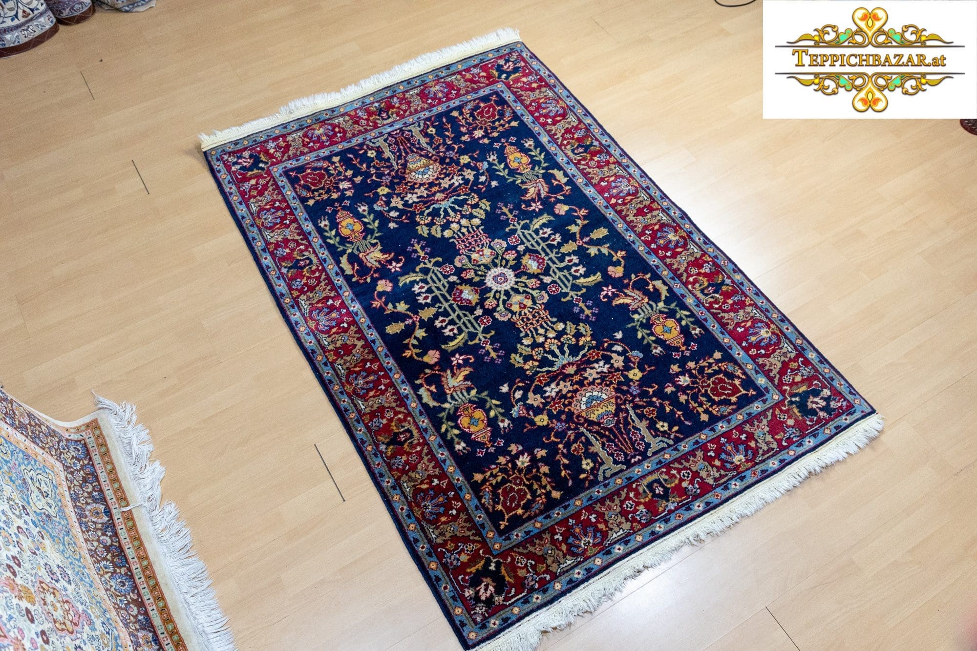 (Verkauft) W1(#340) 198×132cm Handgeknüpfter Täbriz Perserteppich