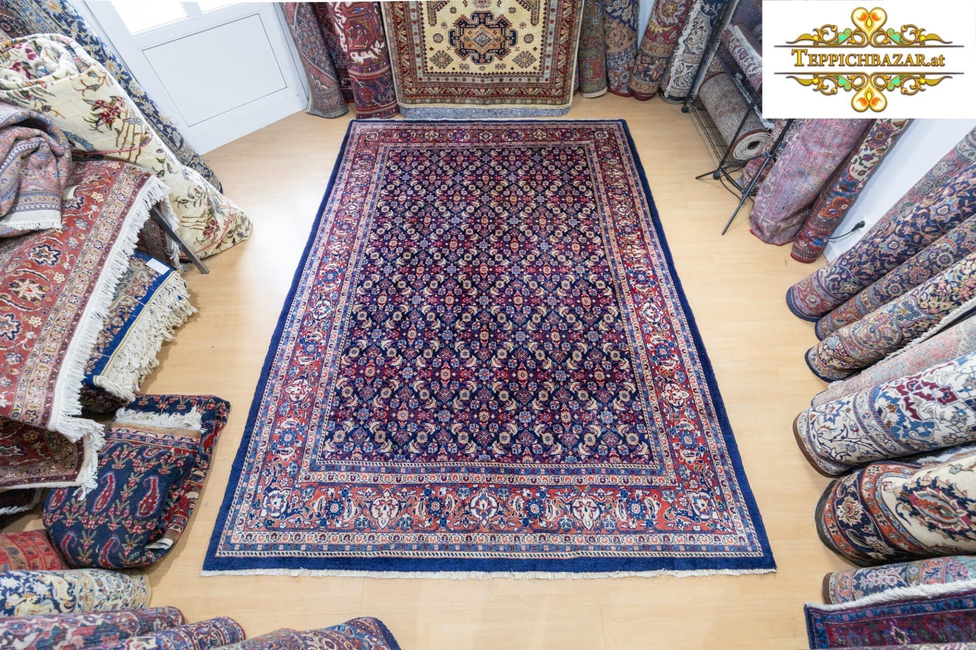 ca. 320x230cm Handgeknüpfter Perserteppich Sarough Farahan W1(#357)