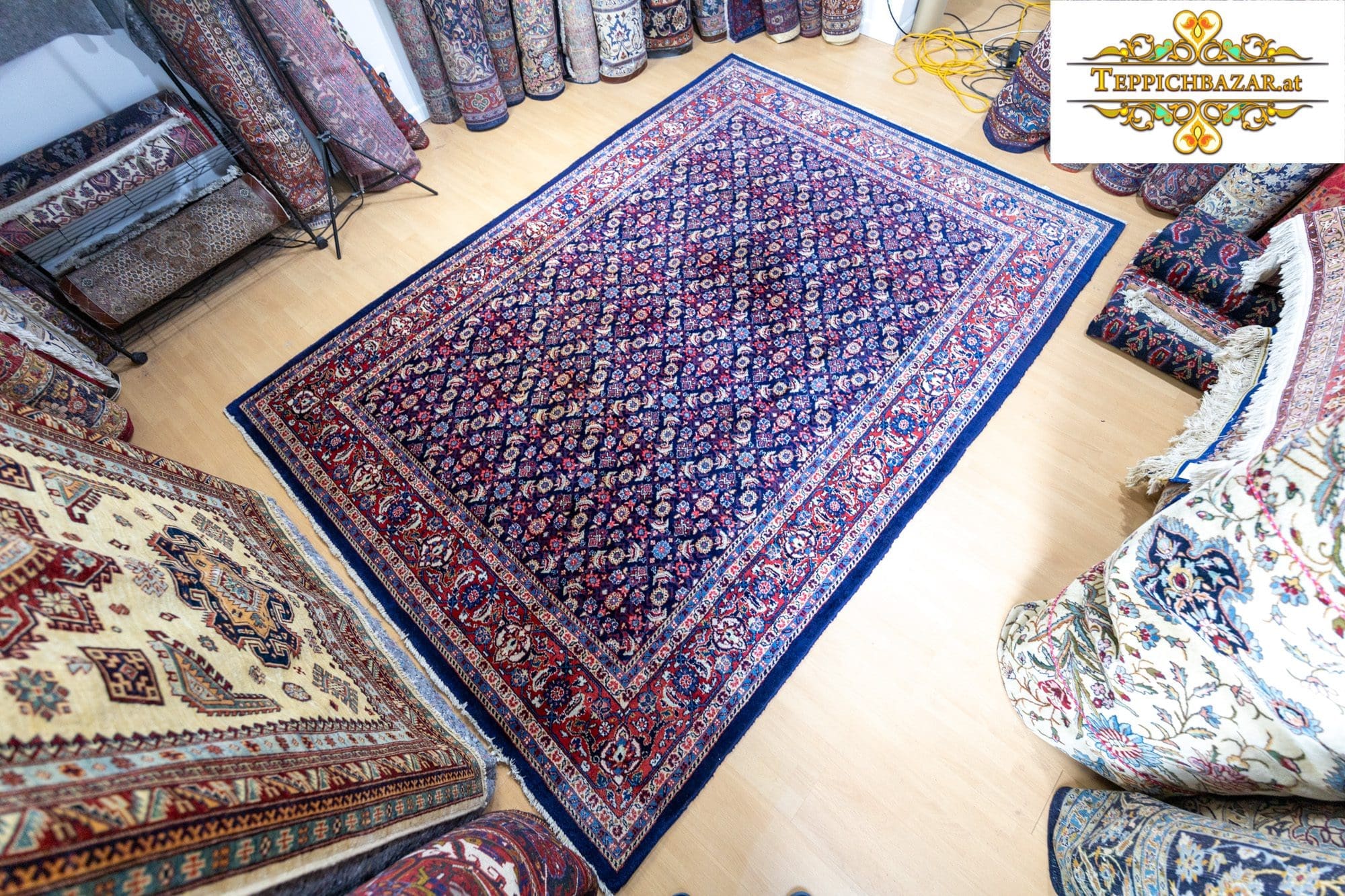 ca. 320x230cm Handgeknüpfter Perserteppich Sarough Farahan W1(#357)