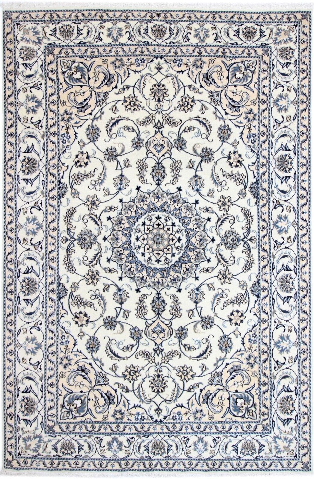 Originaler Nain Perserteppich, neue Ware, 314 cm x 200 cm in erstklassigem Zustand