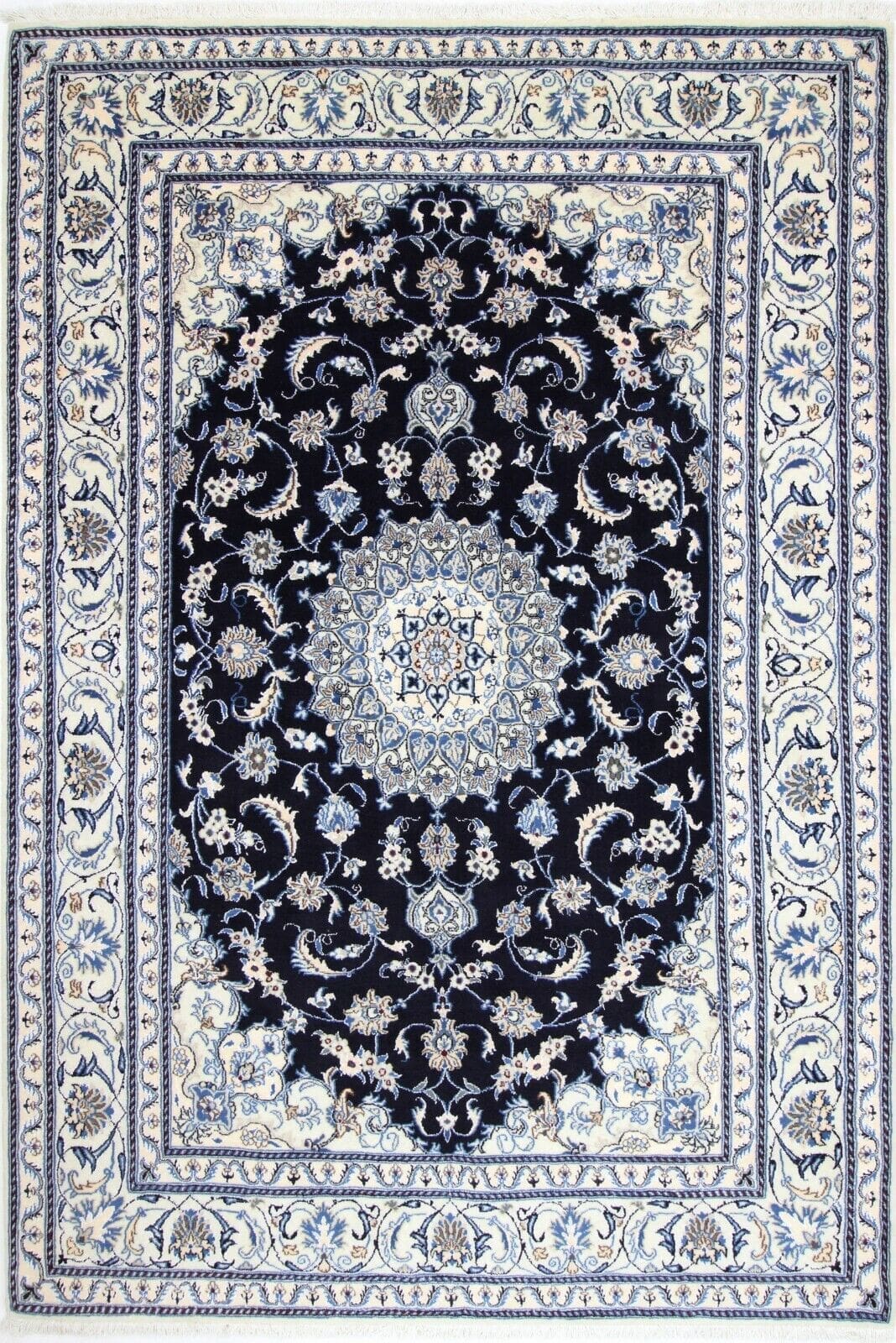 Originaler Perserteppich Nain, neue Ware, 296 cm x 195 cm in hervorragendem Zustand