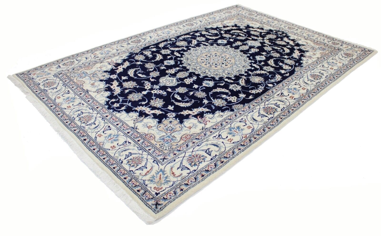 Originaler Nain Perserteppich, neue Ware, 297 cm x 200 cm in hervorragendem Zustand