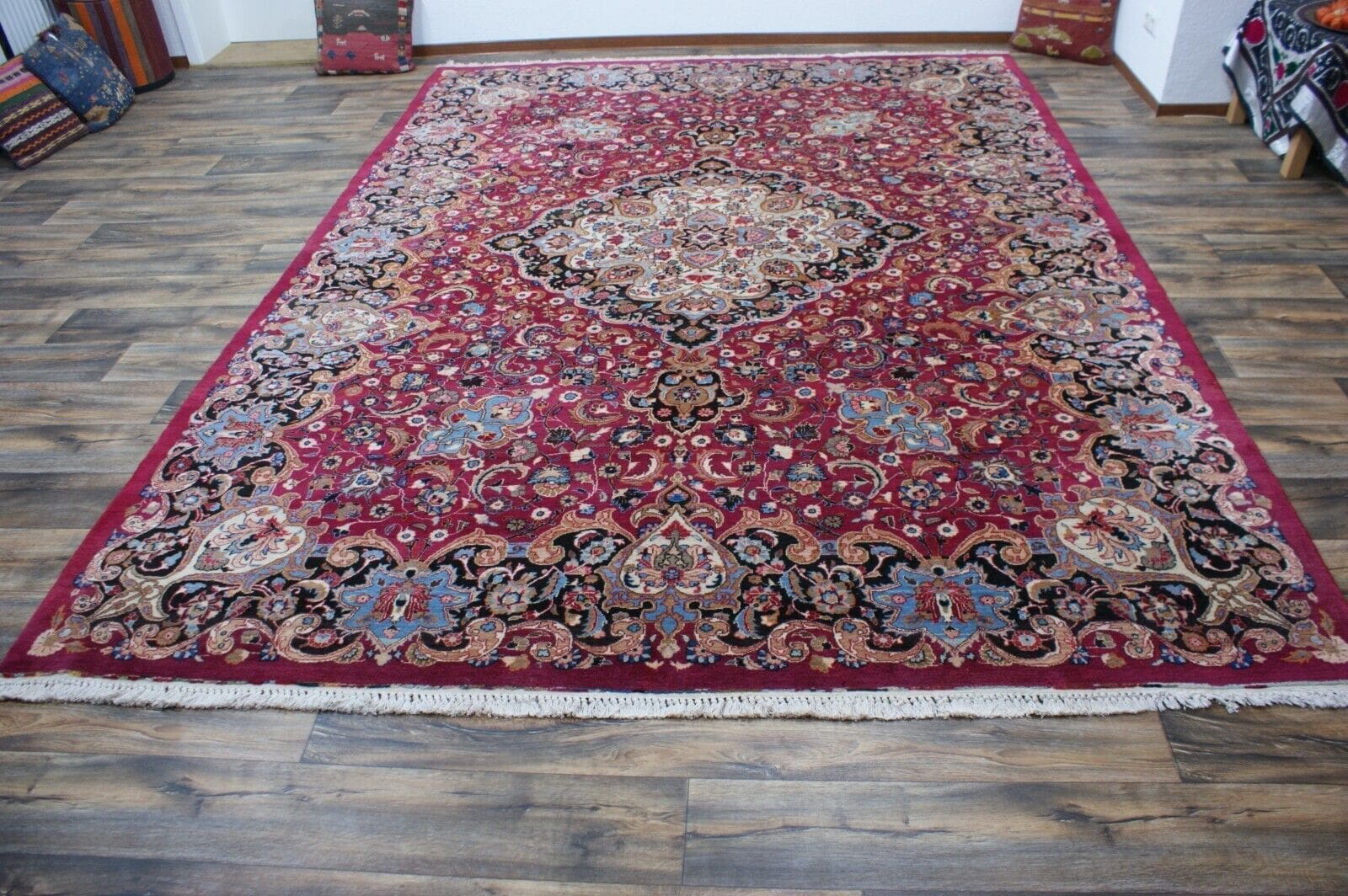 Handgeknüpfter Original Teppich Mashad | ca. 352 x 263 cm