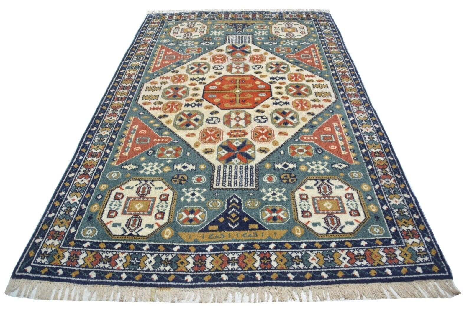 Handgeknüpfter Original Berber Teppich aus Marokko, Wolle, ca. 320 x 197 cm
