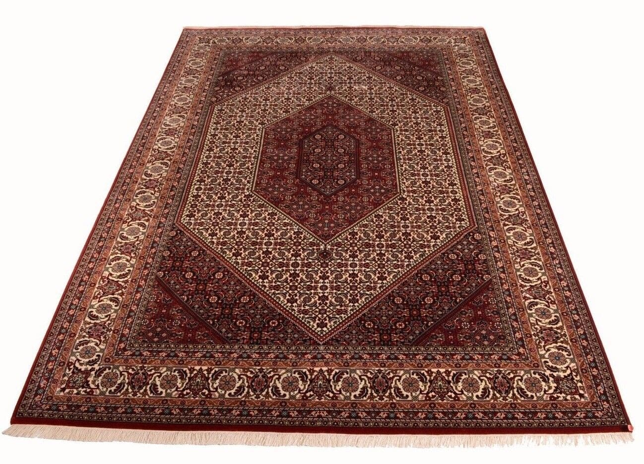 Neu handgeknüpfter Orientteppich Bidjar 312 x 213 cm aus Schurwolle und Seide – Lagerverkauf