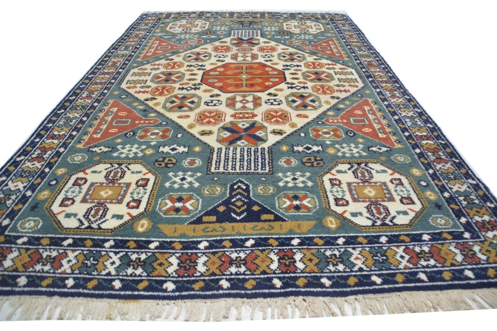 Handgeknüpfter Original Berber Teppich aus Marokko, Wolle, ca. 320 x 197 cm