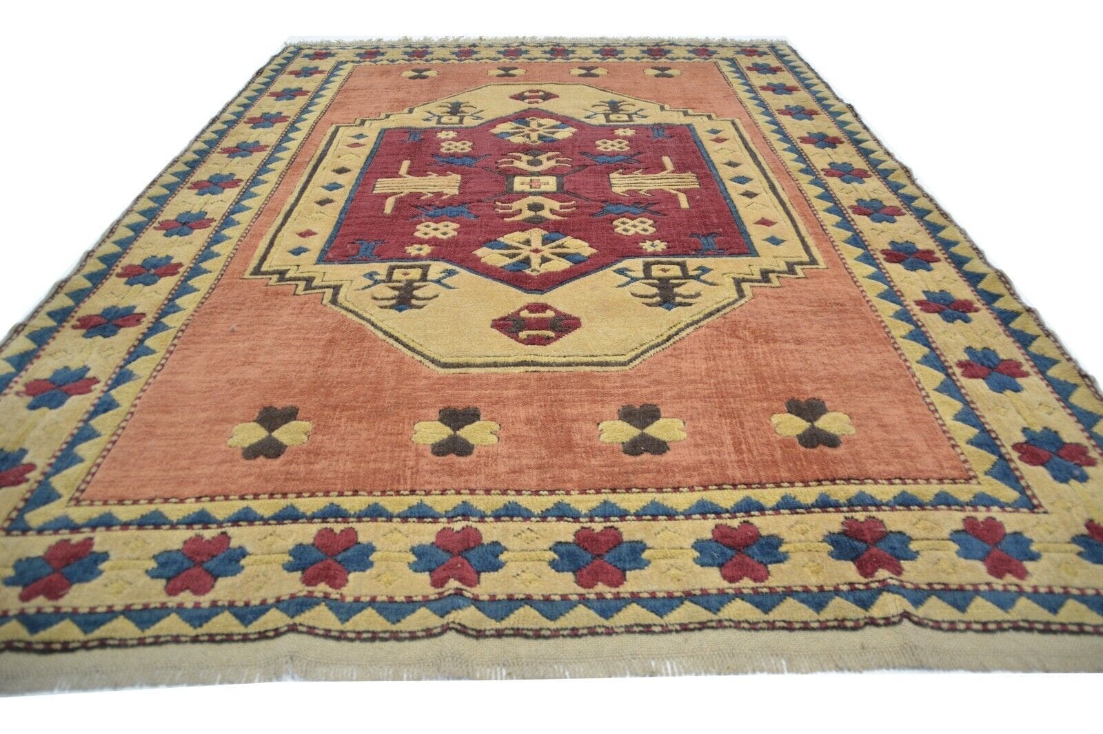 Handgeknüpfter Original Kars Kazak Teppich aus der Türkei, Wolle, ca. 283 x 200 cm