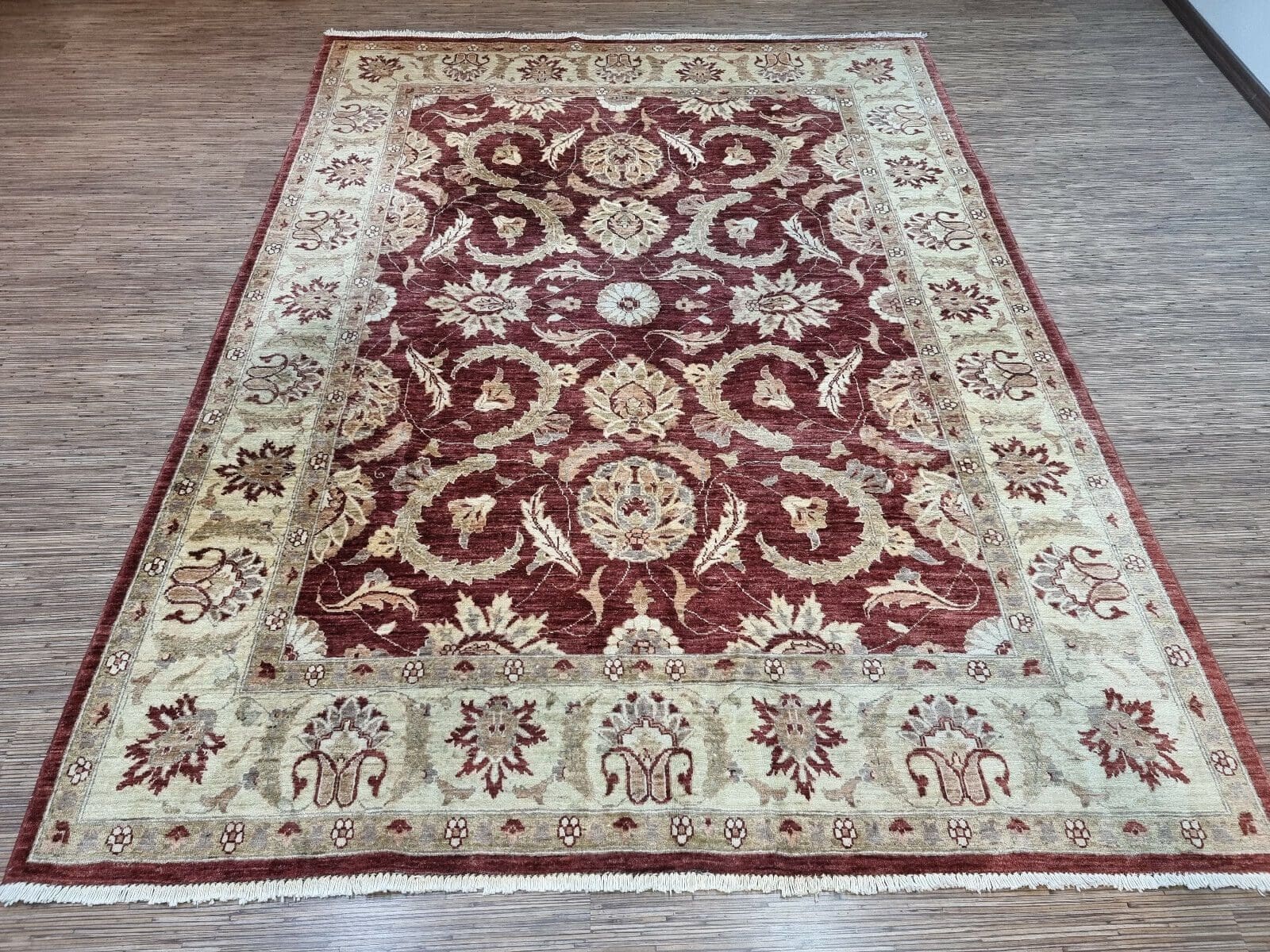 Wunderschöner Original Pakistanischer Ziegler Teppich, 207 x 277 cm²