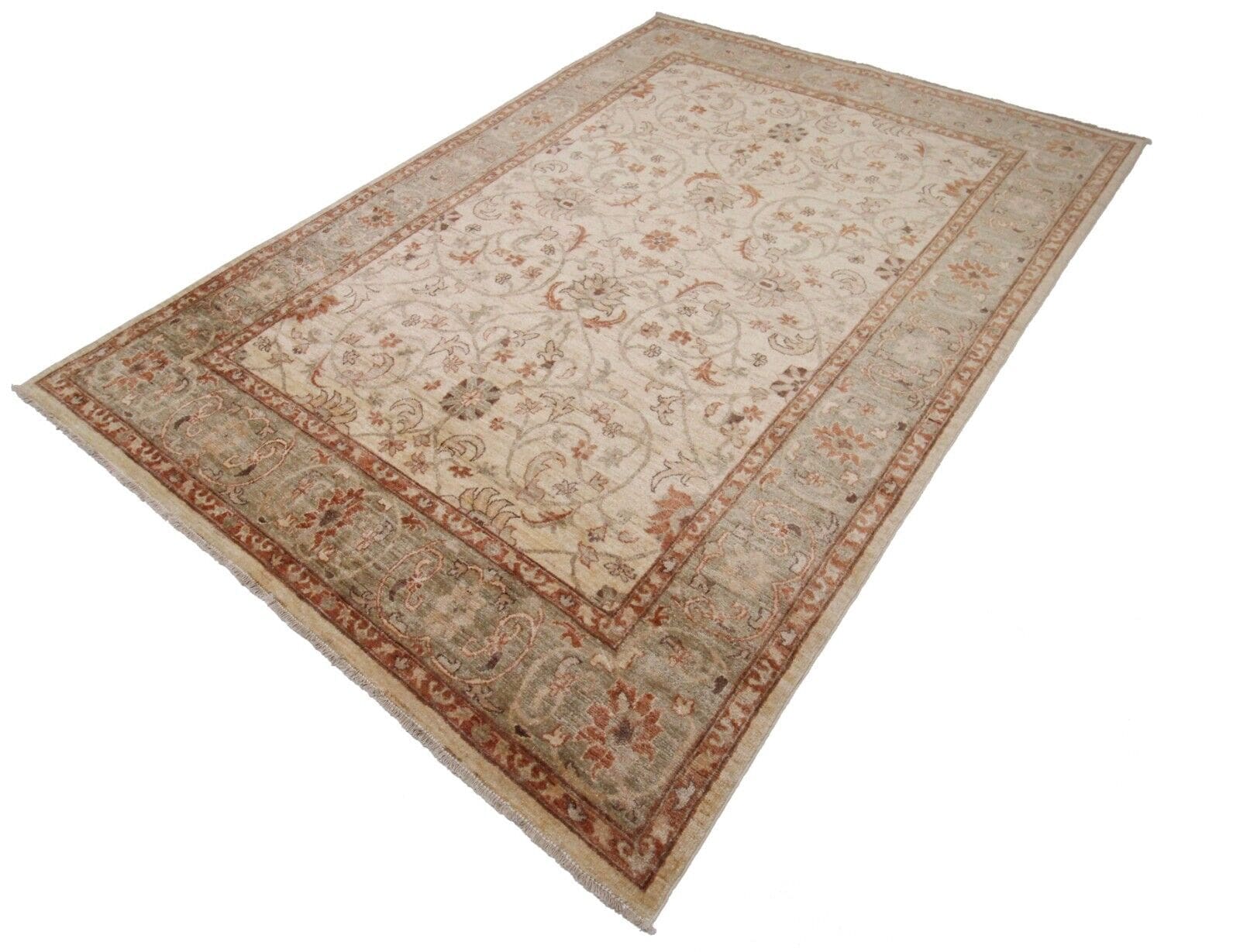 Originaler Pakistan Ziegler Teppich 272 cm x 190 cm, exzellenter Zustand