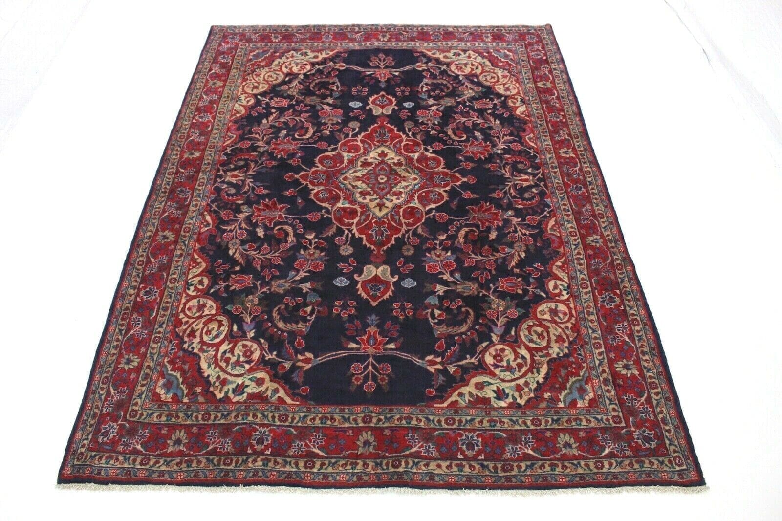 Schöner Hamadan Perserteppich 310x230 cm - Handgeknüpft, Traditioneller Orientteppich