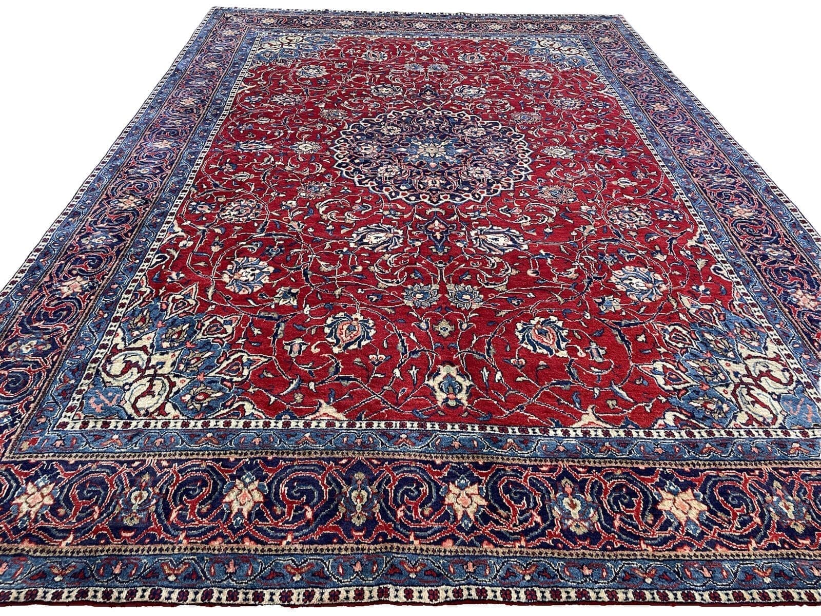 Perserteppich Sarough 410x300 cm - Top Qualität & Design, Handgeknüpft