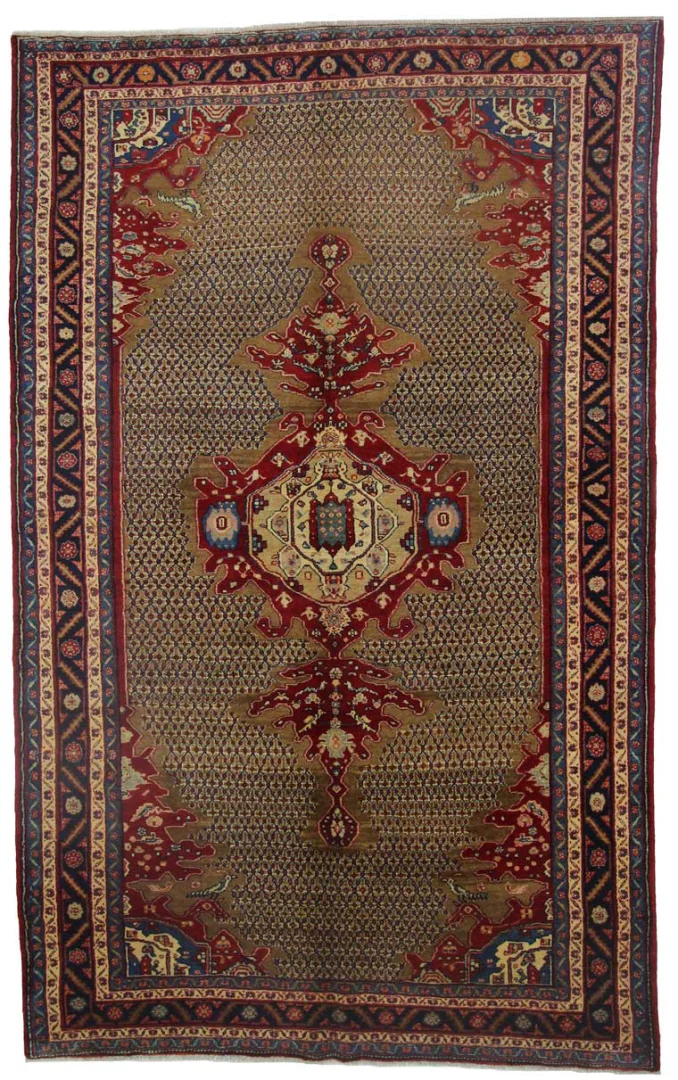 Lilyan Perserteppich 303 x 190 cm – 120.000 Knoten/m², weiche Wolle, handgeknüpft