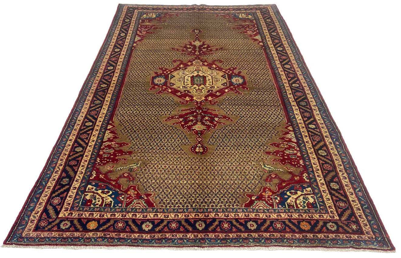 Lilyan Perserteppich 303 x 190 cm – 120.000 Knoten/m², weiche Wolle, handgeknüpft