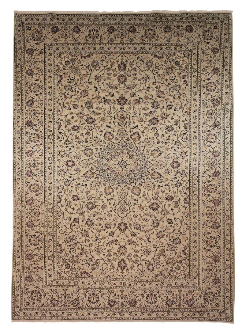 Keshan Perserteppich 344 x 248 cm 180.000 Knoten/m² strapazierfähig und hochwertig – handgeknüpft