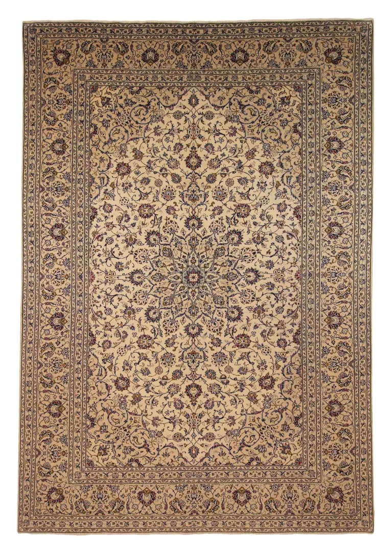 Keshan Perserteppich 348 x 241 cm 180.000 Knoten/m² strapazierfähig, handgeknüpft