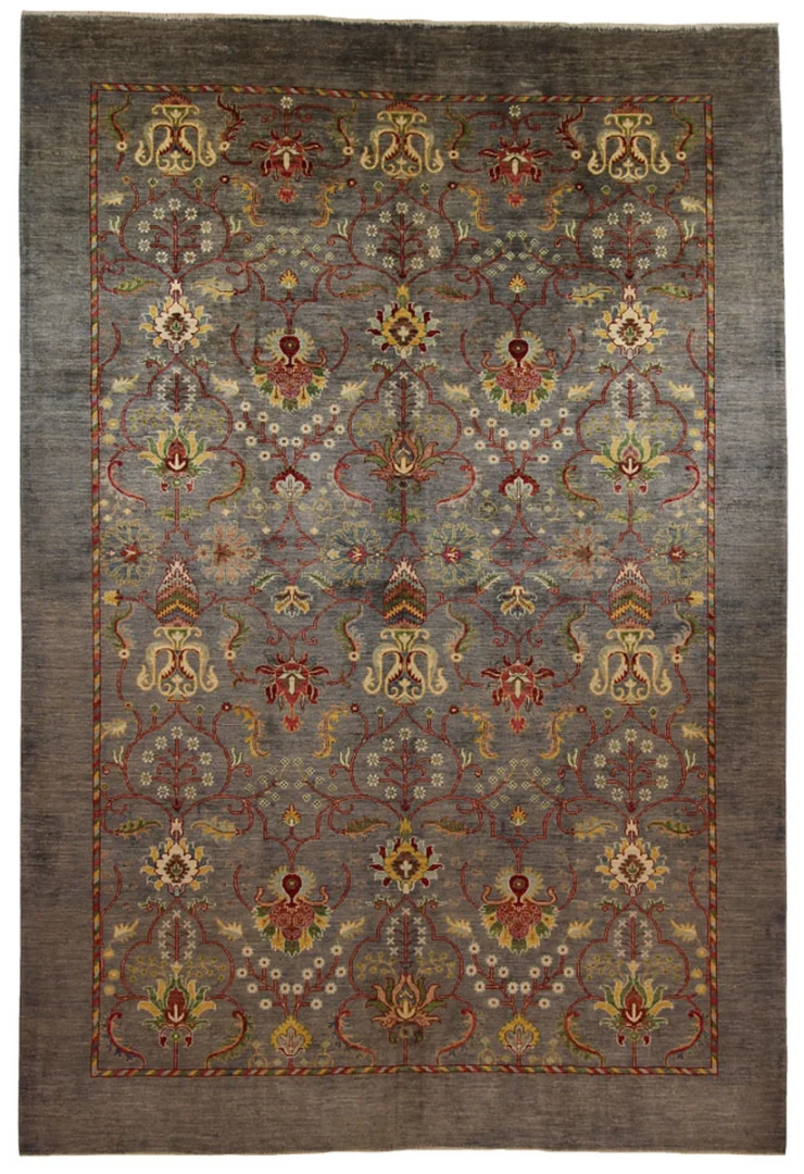Ariana Ziegler Samarkand Teppich 305 x 210 cm – Handgeknüpft, glänzende Schurwolle, ca. 250.000 / m² – Perserteppich