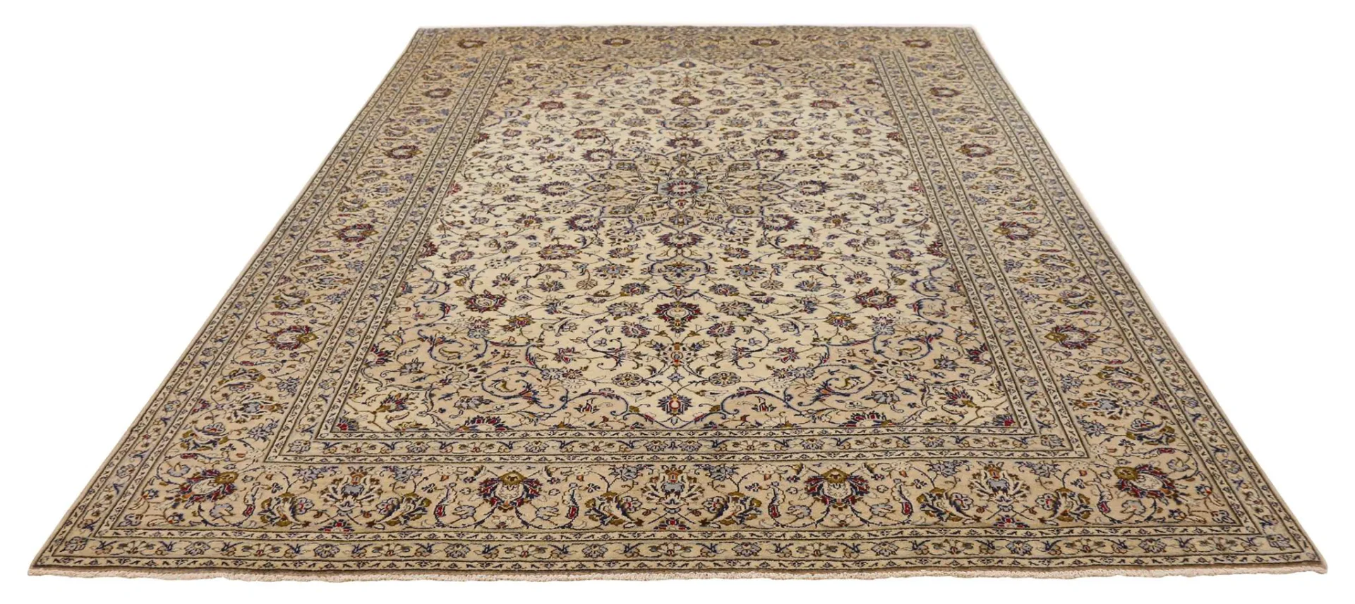 Keshan Perserteppich 348 x 241 cm 180.000 Knoten/m² strapazierfähig, handgeknüpft