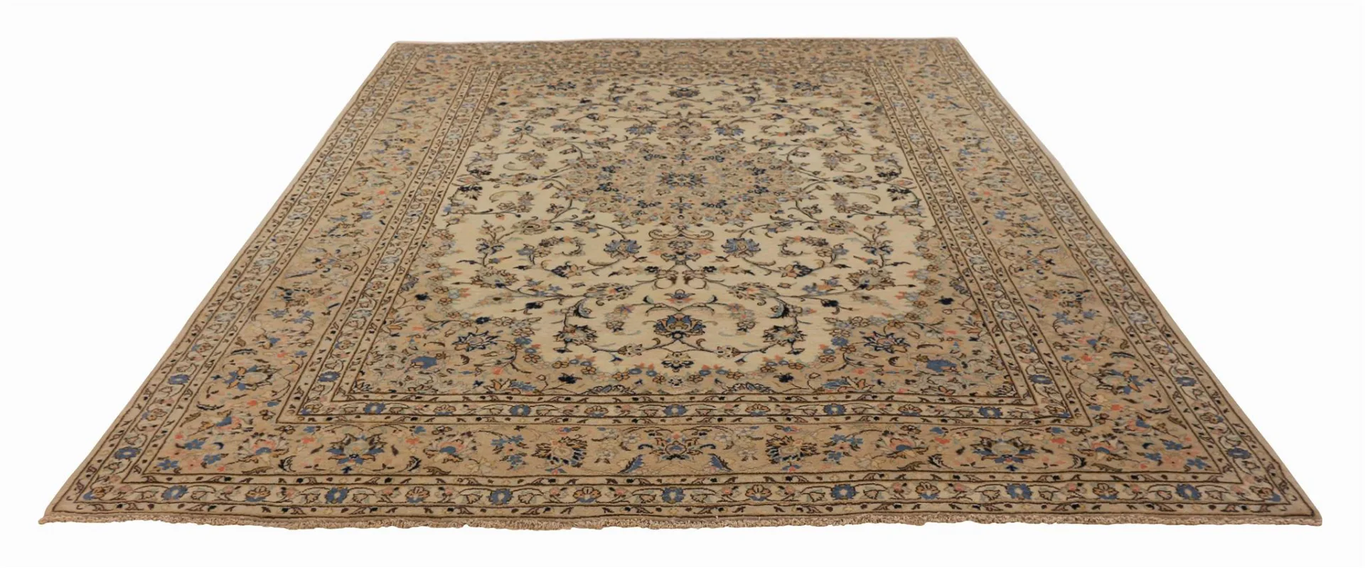 Keshan Perserteppich 337 x 252 cm – 180.000 Knoten/m², strapazierfähig, handgeknüpft