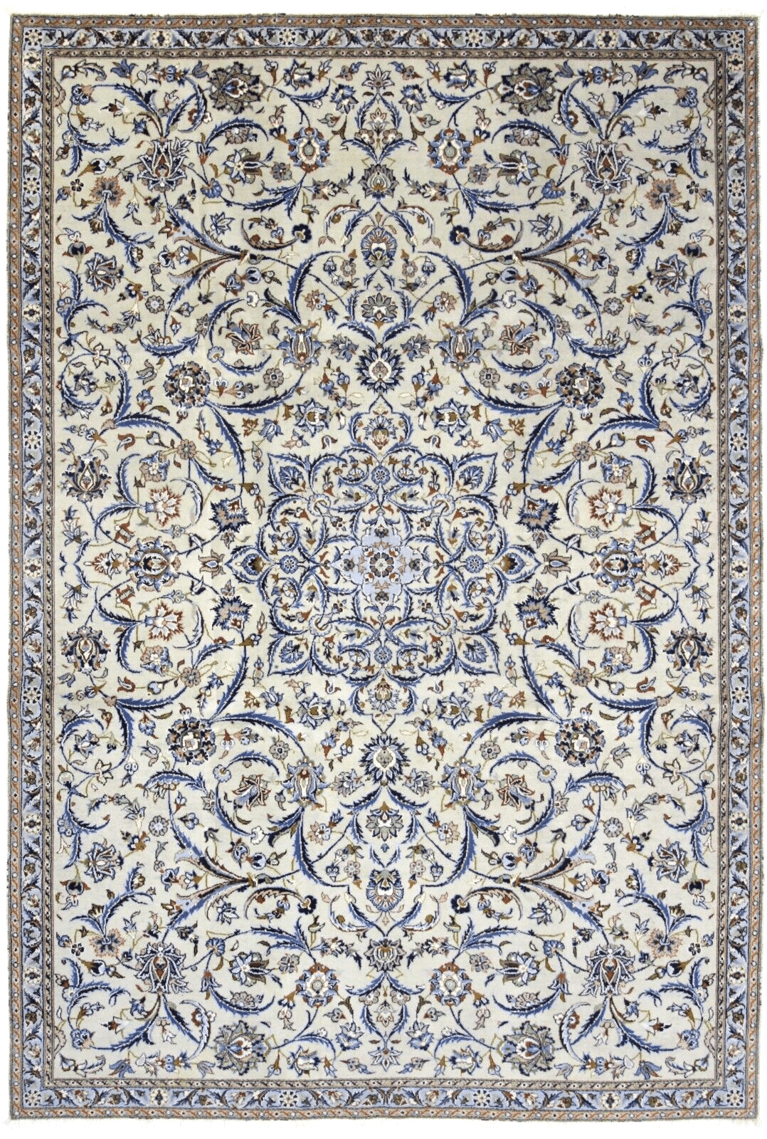 Original Handgeknüpfter Perserteppich Keshan 333 x 224 cm – Sehr Top Zustand, Fein, handgeknüpft, Perserteppich