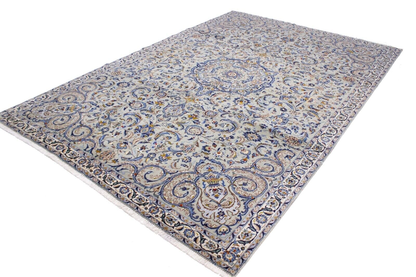 Original Handgeknüpfter Perserteppich Keshan 339 x 230 cm – Sehr Top Zustand, Fein, Handgeknüpft, Perserteppich