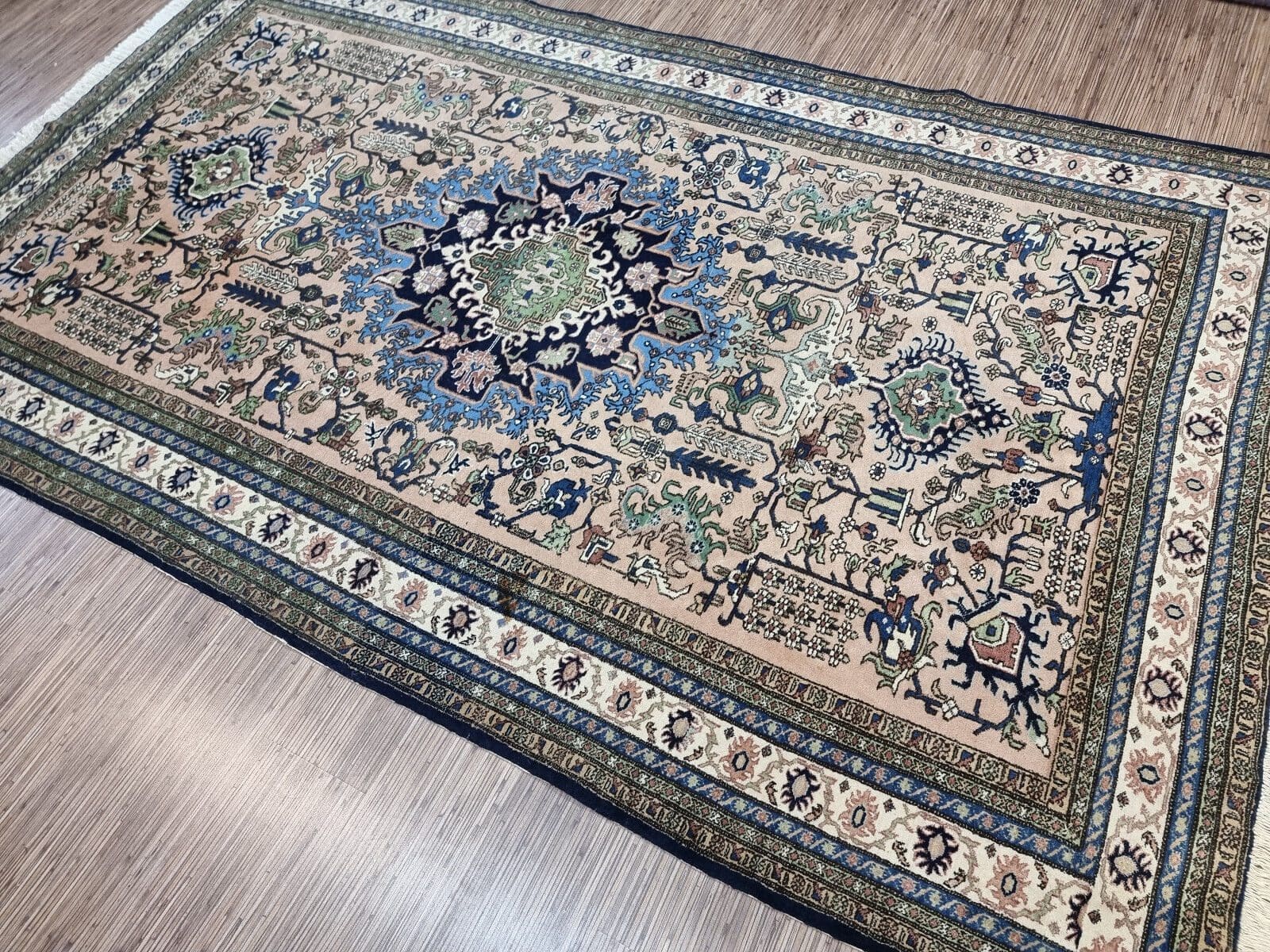 Wunderschöner Original Persischer Ardebil Teppich 275x171 cm² - Handgeknüpft, Hochwertig, Gebrauchter Zustand, Perserteppich