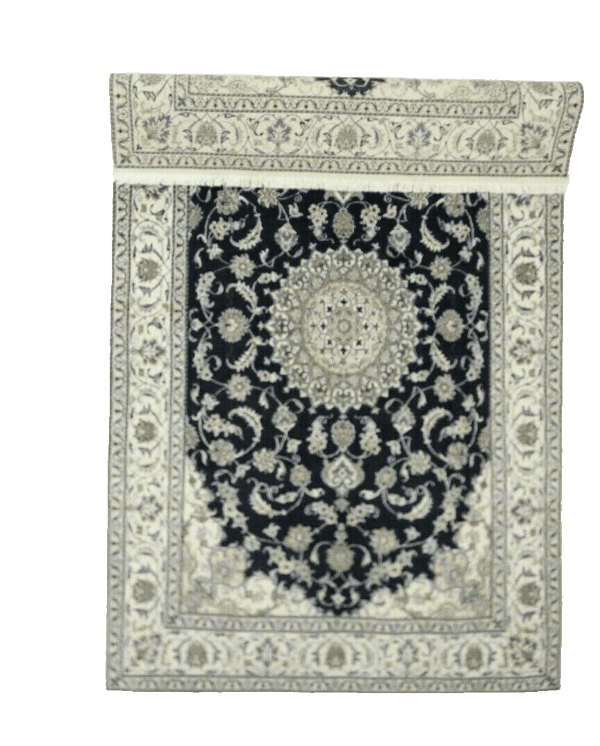 Orientteppich Super Nain 305 x 193 CM, ca. 300.000 Knoten/m², 90% Schurwolle & 10% Seide, Neu - handgeknüpft, Perserteppich