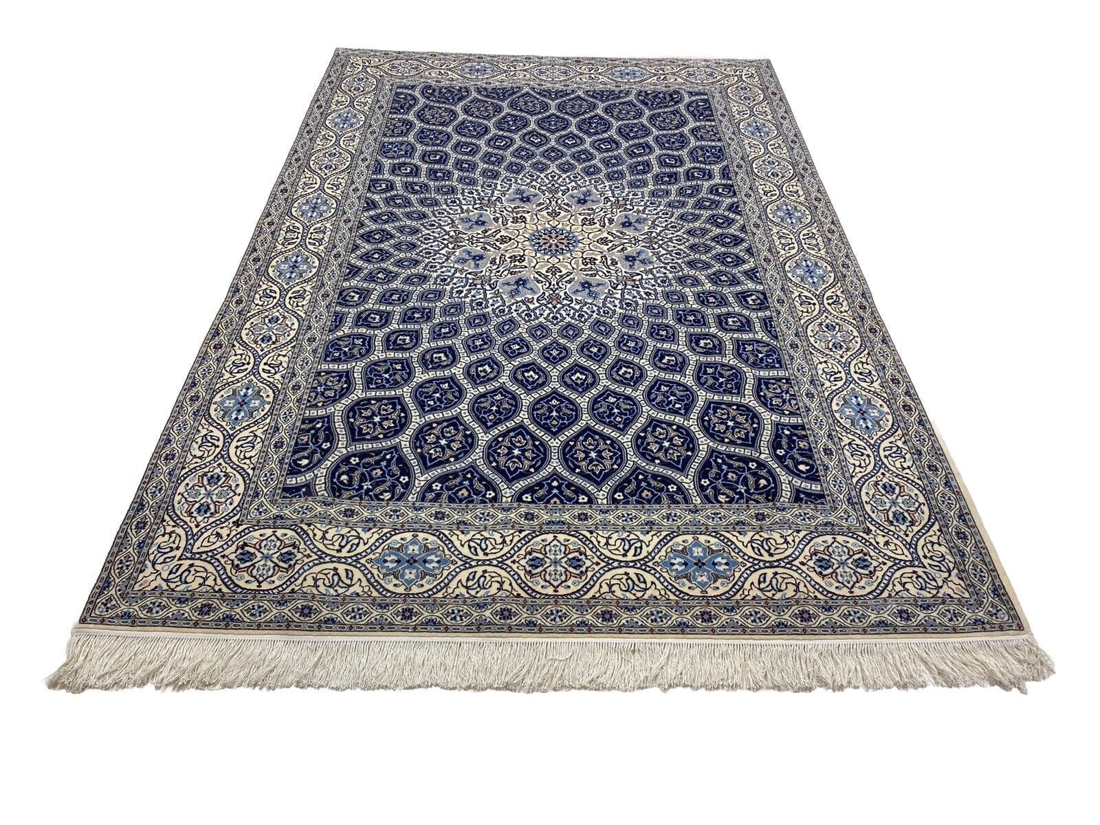 Wunderschöner Perserteppich 259 x 183 cm – Nain 6 La, ca. 1000 Knoten/m², handgeknüpft, Top Qualität, Neu