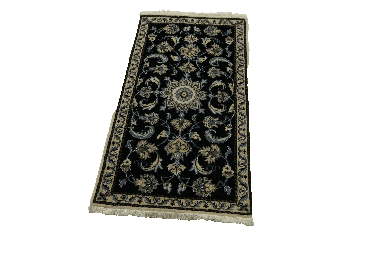Wunderschöner Orientteppich Nain (135 x 71 cm) – 200.000 bis 250.000 Knoten/m² – 100% Schurwolle – handgeknüpft – Perserteppich
