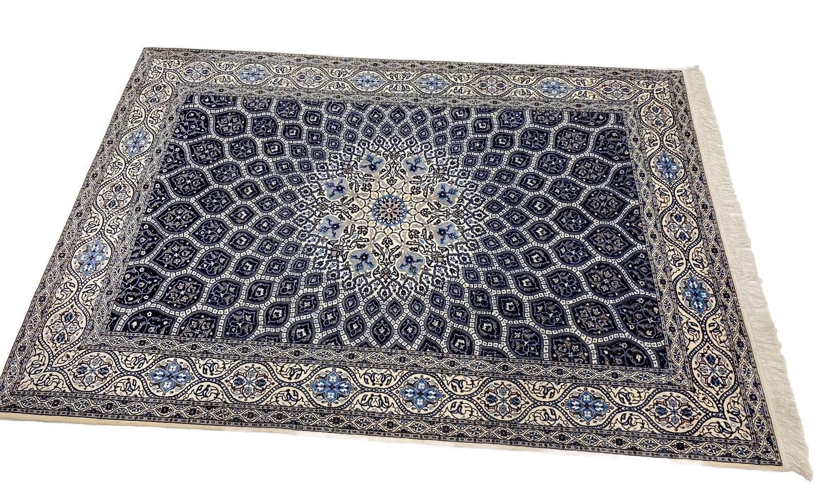 Wunderschöner Perserteppich 259 x 183 cm – Nain 6 La, ca. 1000 Knoten/m², handgeknüpft, Top Qualität, Neu