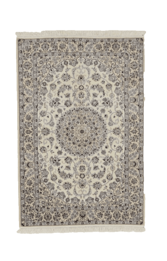 Wunderschöner Perserteppich 172 x 117 cm, 1000 Knoten/m², 80% Korkwolle & 20% Naturseide, top Qualität, sehr fein, handgeknüpft