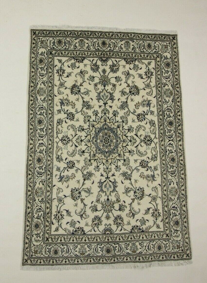 Wunderschöner Orientteppich 230 x 165 CM – 300.000 Knoten/m² – 90% Schurwolle, 10% Seide – Handgeknüpft, Perserteppich