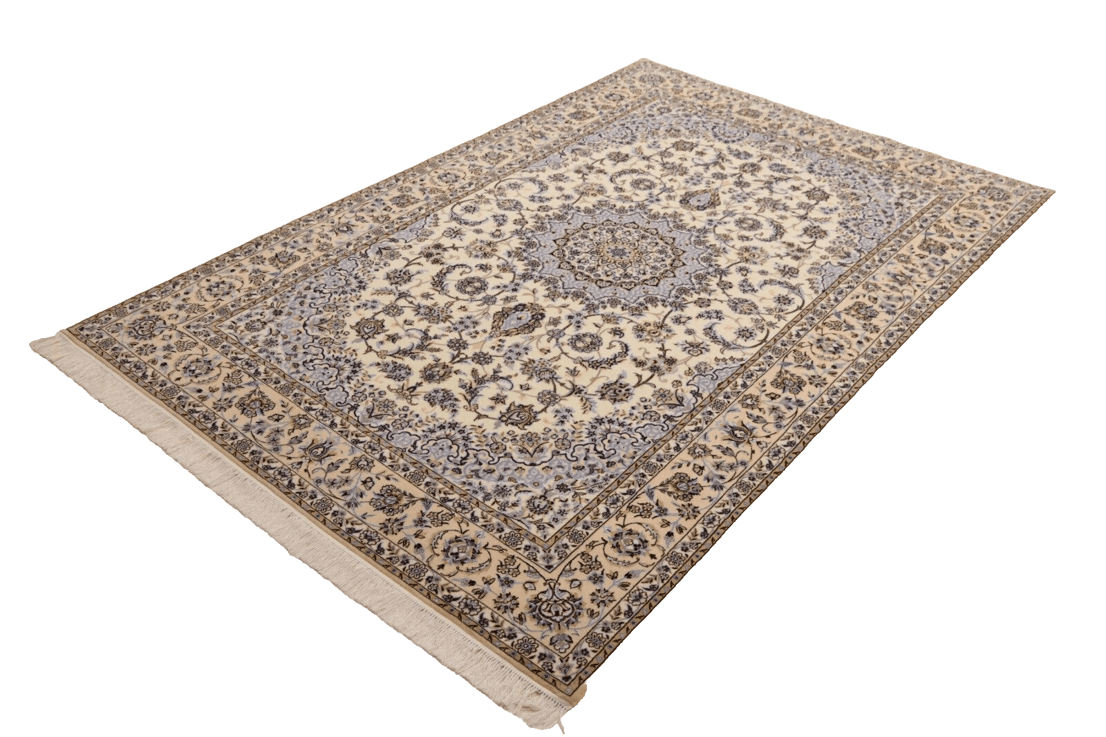 Wunderschöner Perserteppich 238 x 157 cm – Nain 6 La, 1000 Knoten/m², Handgeknüpft, Top Qualität, Neu