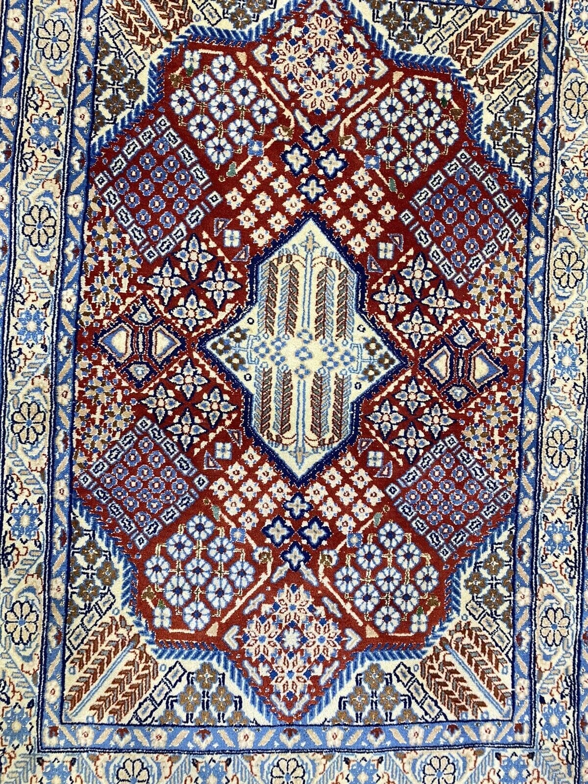Wunderschöner Perserteppich 120x80 cm, 8000 Knoten/m², sehr feine Qualität, handgeknüpft
