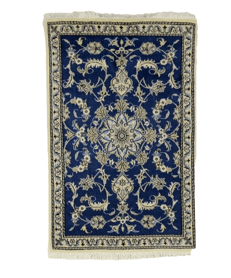 Perserteppich 138 x 88 cm | Ca. 300000 Knoten/m² | Schurwolle, Baumwolle | Neu, Top Qualität | Handgeknüpft