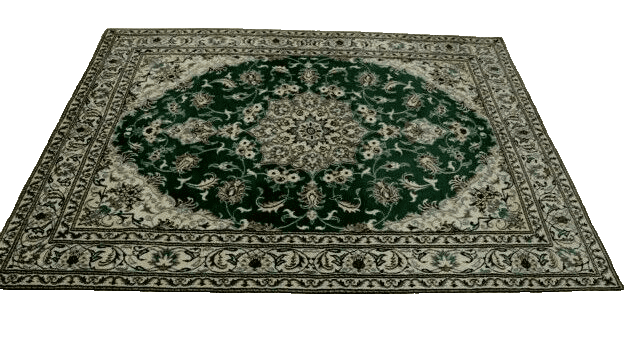 Wunderschöner Perserteppich Nain (237 x 166 cm) – 300.000 Knoten/m², 90% Schurwolle & 10% Seide, Neu, handgeknüpft
