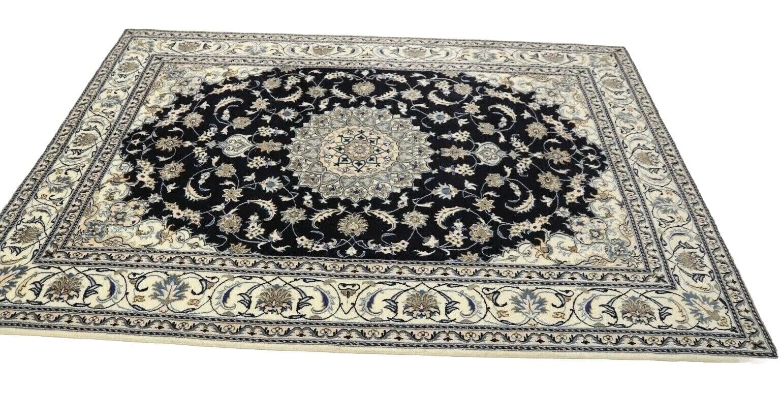 Wunderschöner Perserteppich 300 x 200 CM, ca. 300000 Knoten/m², 90% Schurwolle & 10% Seide, Neu, handgeknüpft, Unikat