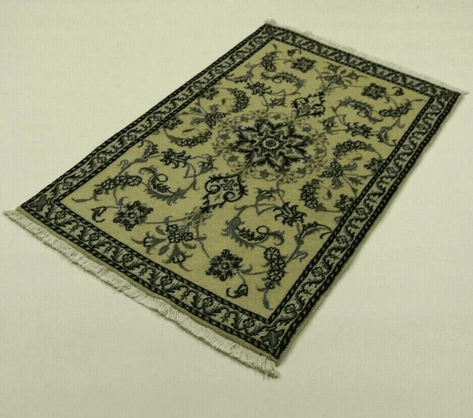 Wunderschöner Perserteppich Nain 137 x 86 cm - 200.000-250.000 Knoten/m² - 100% Schurwolle, handgeknüpft