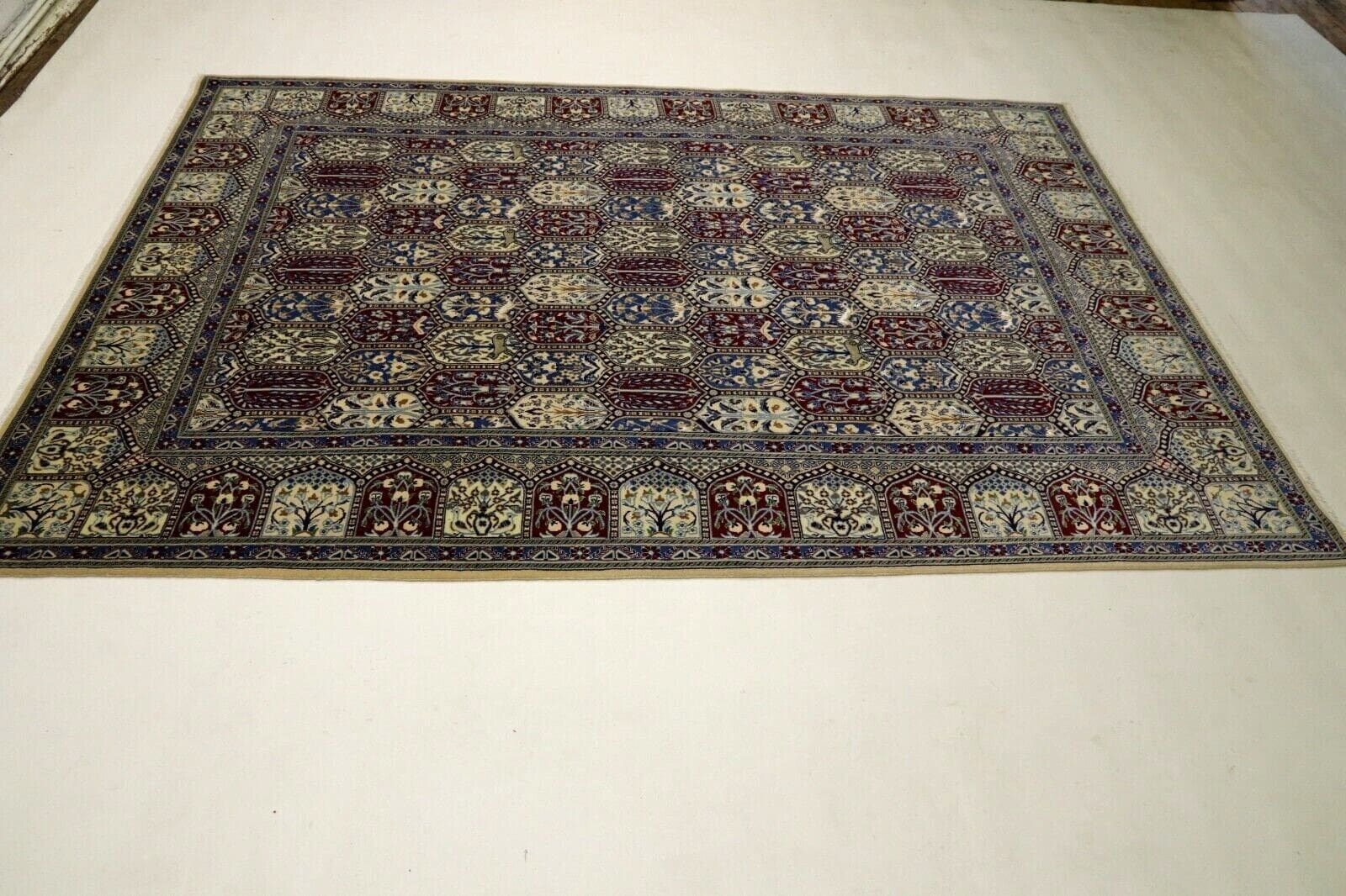 Wunderschöner Super Nain 9 La Perserteppich – 303 x 206 cm – 500.000 Knoten/m² – 80% Schurwolle, 20% Seide – Neu – handgeknüpft
