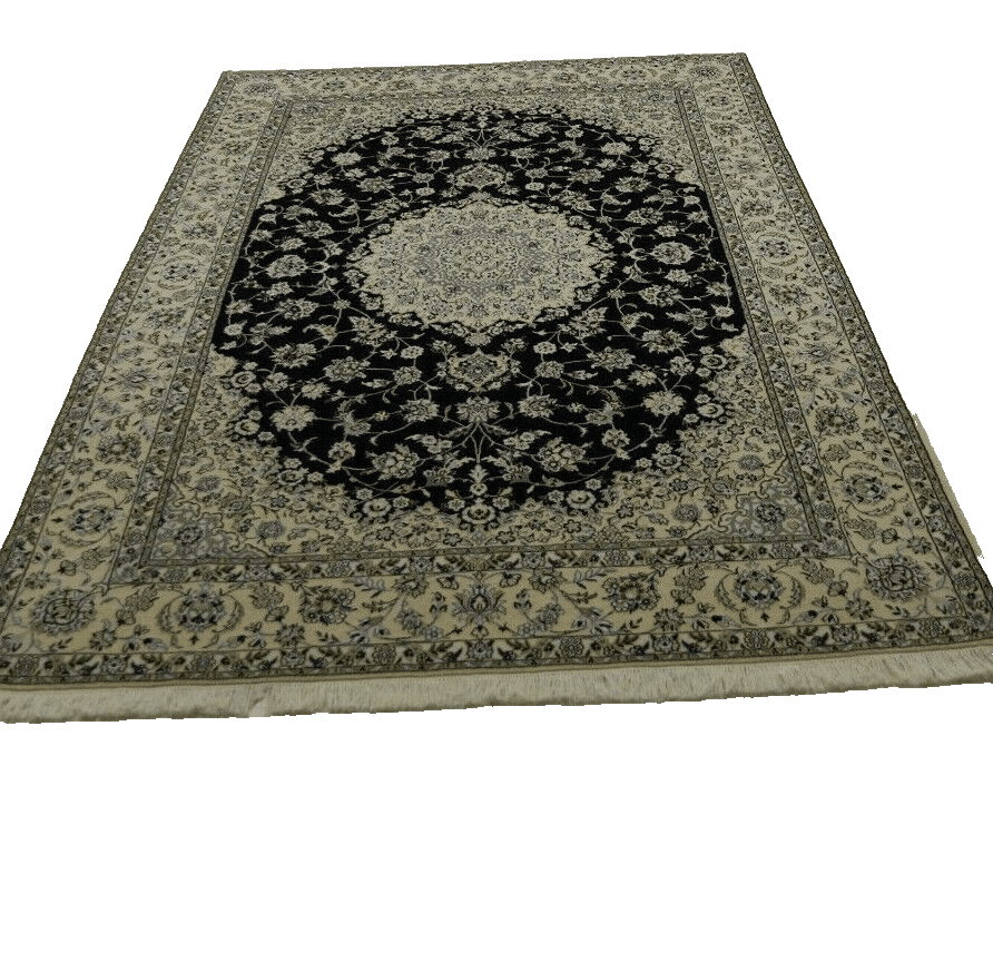 Wunderschöner Super Nain 9la Perserteppich (310 x 210 cm) – 500.000 Knoten/m², 90% Schurwolle, 10% Seide, Handgeknüpft