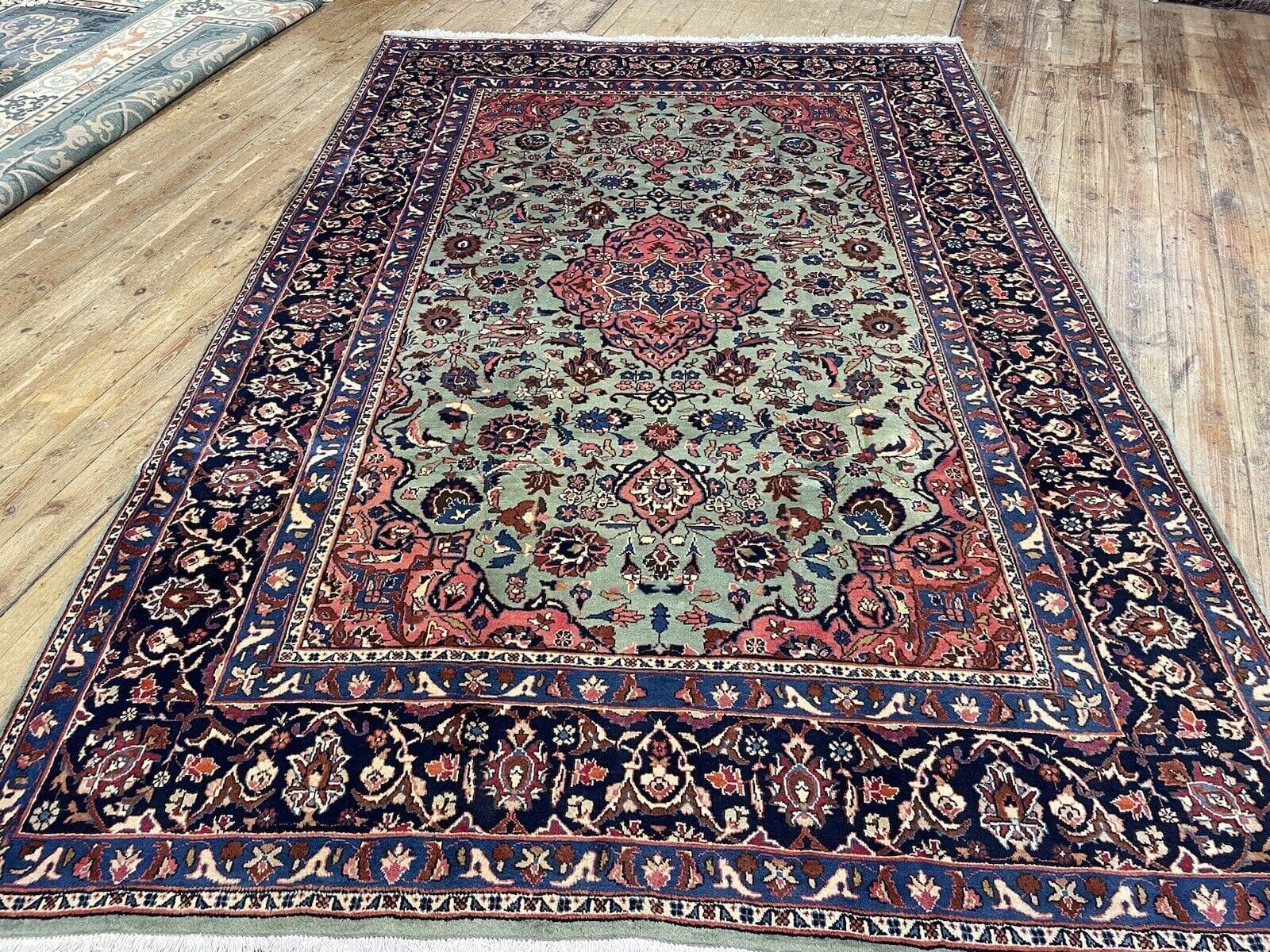 Original Perserteppich Mashad 200x300 cm – Top Qualität, handgeknüpft, geeignet für Fußbodenheizung