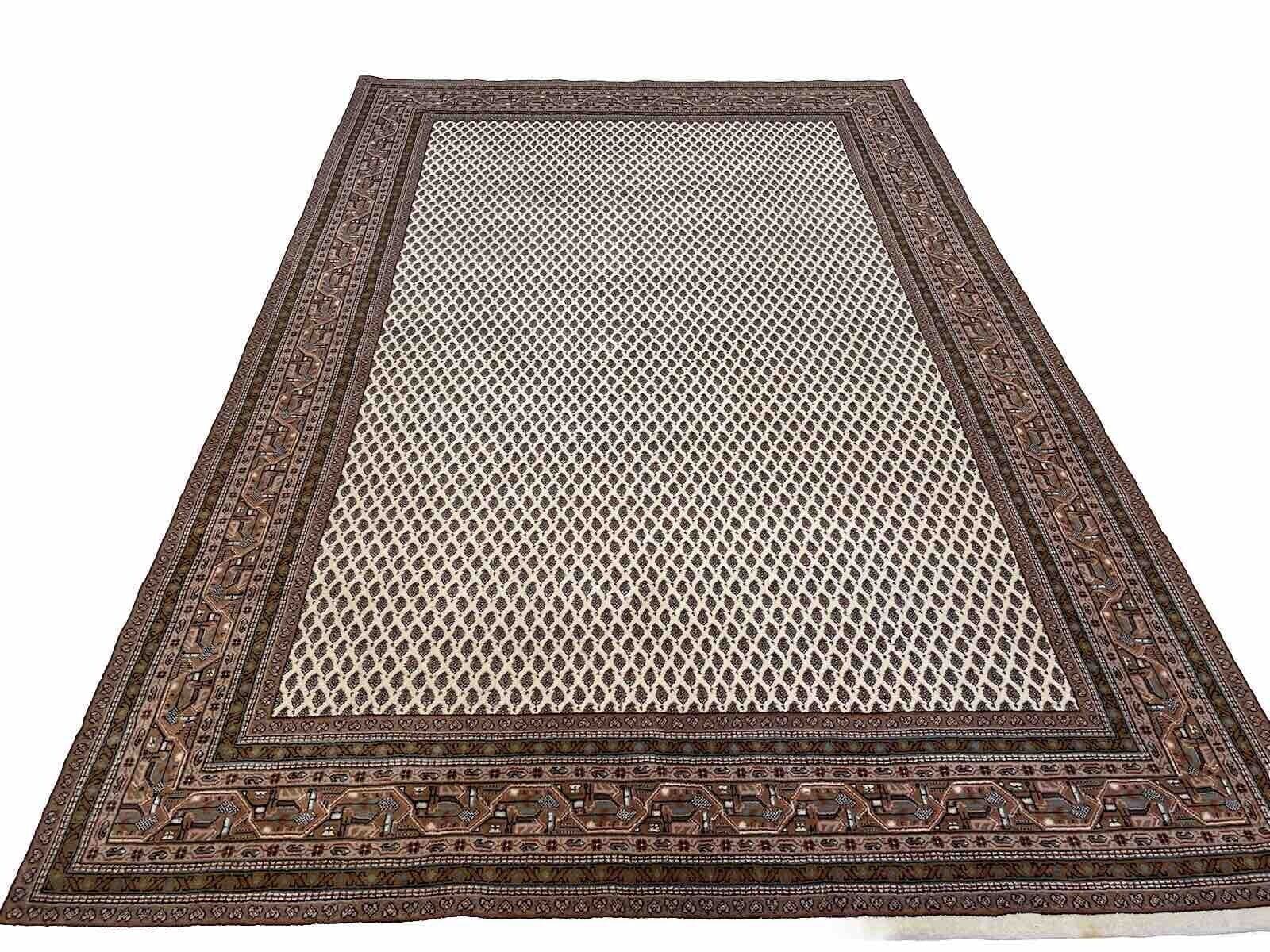 Perserteppich Sarough Mir 300x250cm – 12mm Florhöhe, Eignung für Fußbodenheizung, handgeknüpft