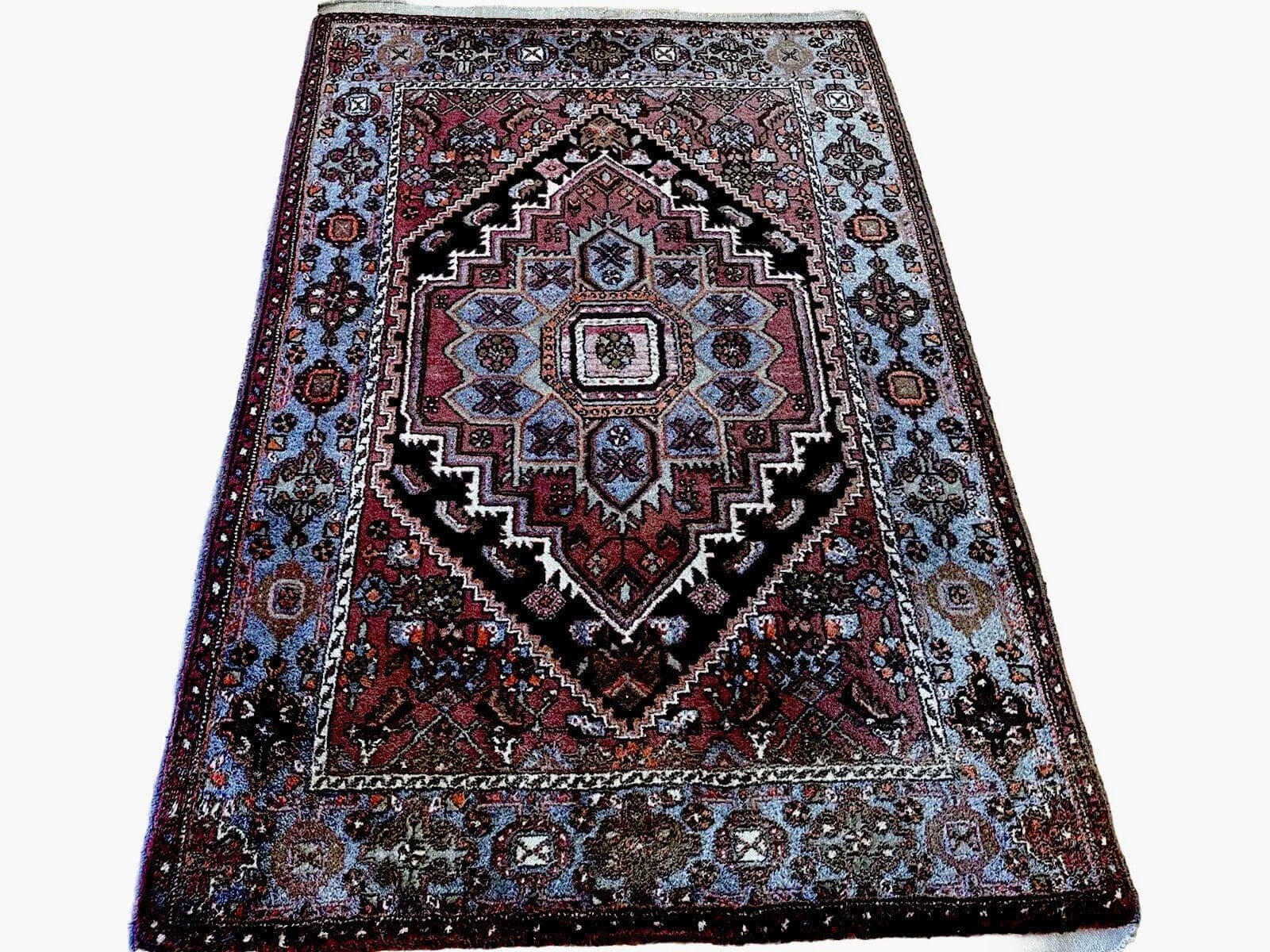 Antiker Goltogh Perserteppich 155x105 cm - Sehr strapazierfähig, tolles Design, handgeknüpft