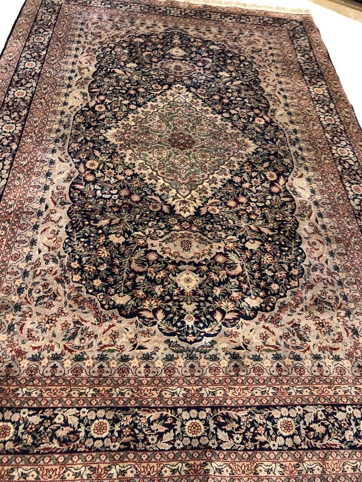 Eleganter Kaschmir Perserteppich 290x210 cm - 12mm Florhöhe, hochwertige Schurwolle, handgeknüpft