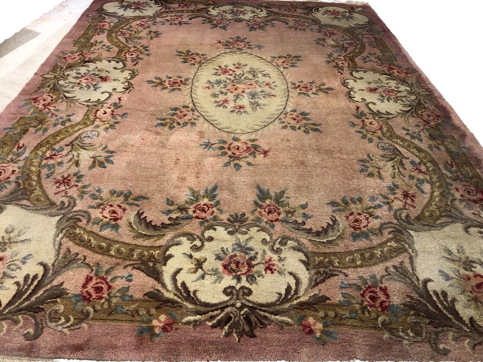 Antiker Khotan Perserteppich 300x400 cm, 20mm Florhöhe, zart rosa, Top Zustand, handgeknüpft