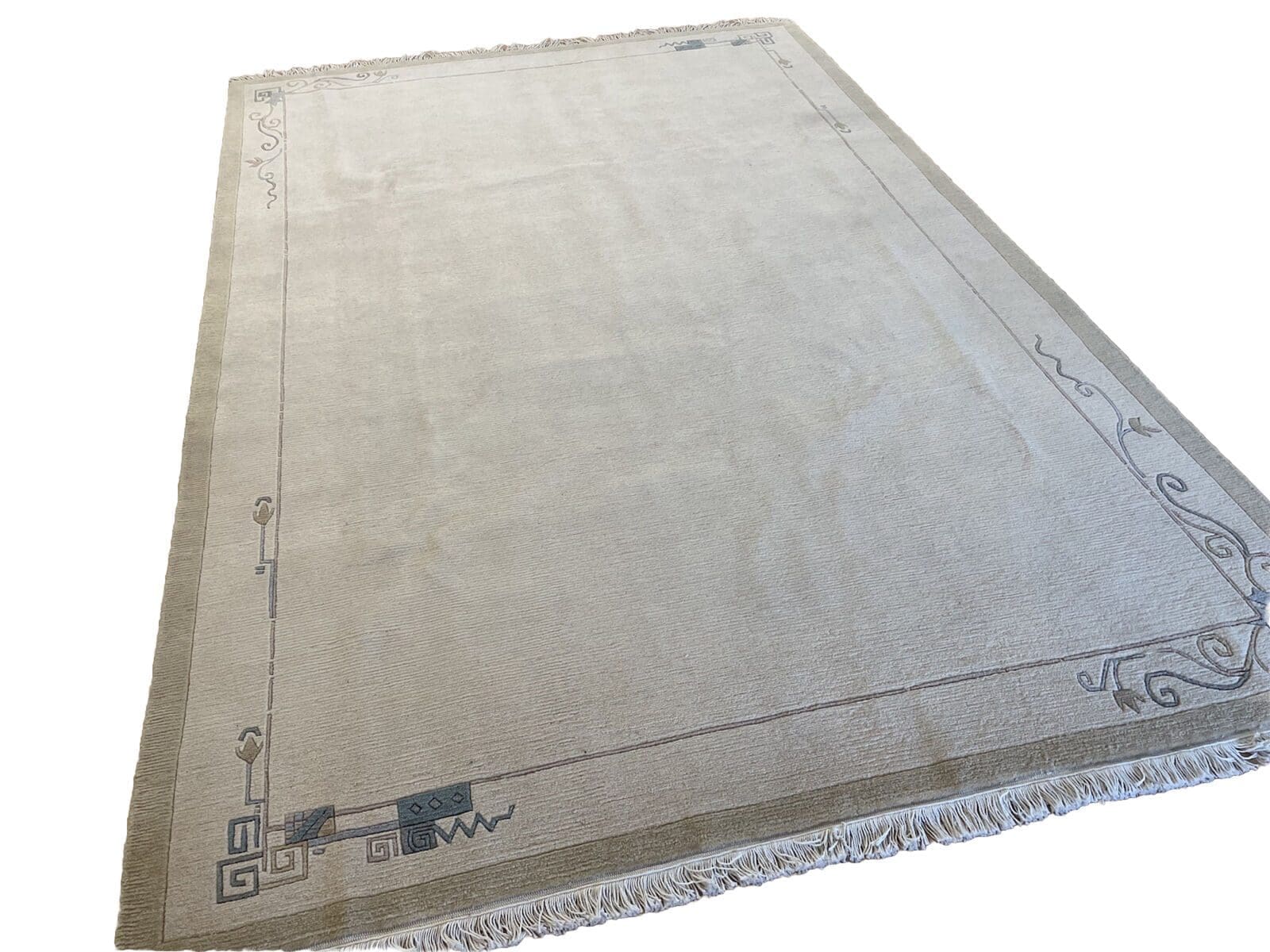 Moderner Perserteppich 300x200 cm – Hochwertige reine Schurwolle, feine Knüpfung, modernes Design, handgeknüpft