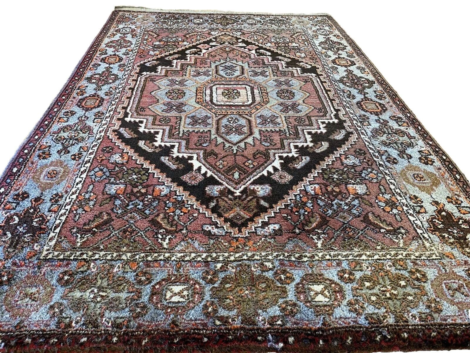 Antiker Goltogh Perserteppich 155x105 cm - Sehr strapazierfähig, tolles Design, handgeknüpft