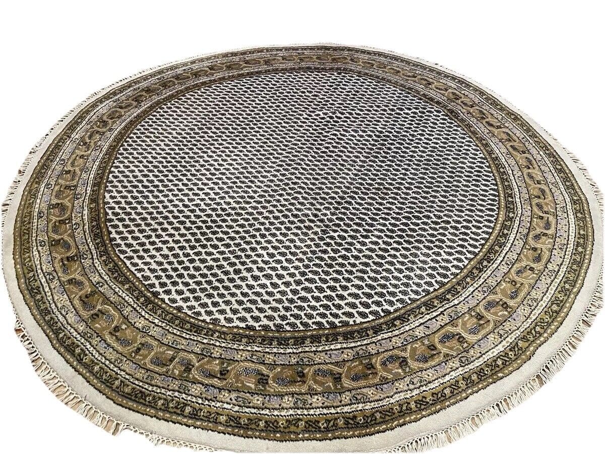 Eleganter 2,40 m Sarough Mir Perserteppich – Handgeknüpft, Top Qualität aus reiner Schurwolle, 20mm Florhöhe, zeitgemäßes Design