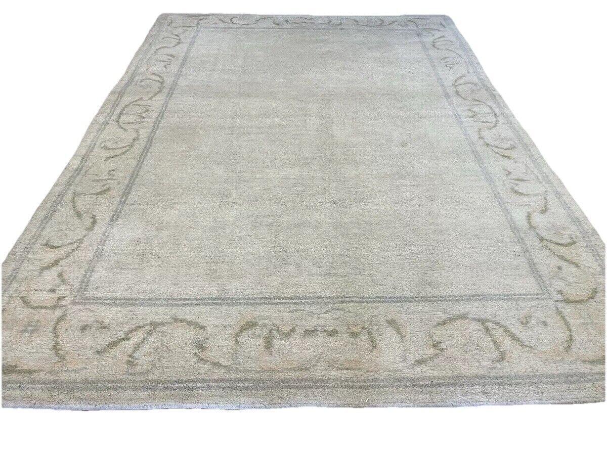 (Verkauft) Naturfarbener Berber Teppich "Marroc Berber" 350x250 cm, 25mm Florhöhe, handgeknüpft, Perserteppich