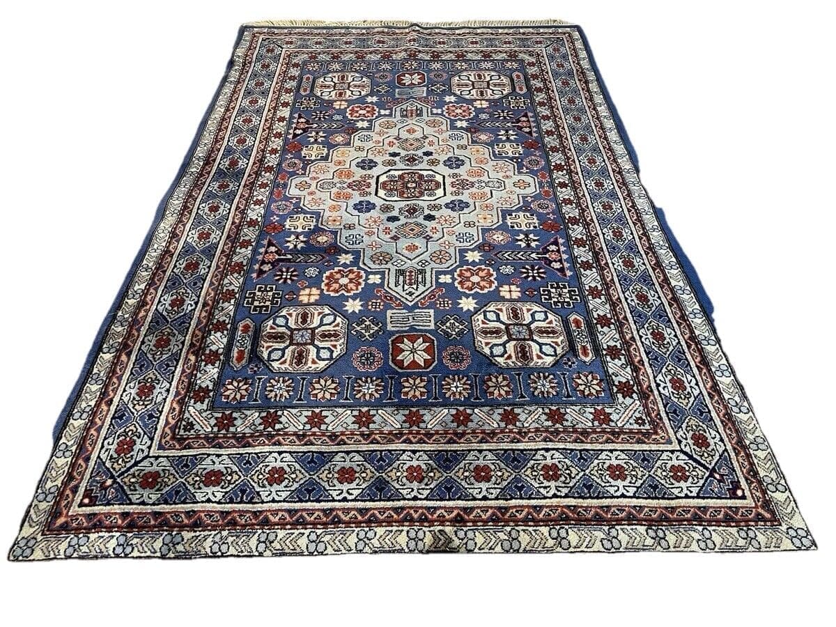 Perserteppich Sarough - 300x200 cm, ca. 220.000 Knoten/m², 100% Schurwolle, traditionelles Spiegel-Muster, sehr gute Qualität, handgeknüpft